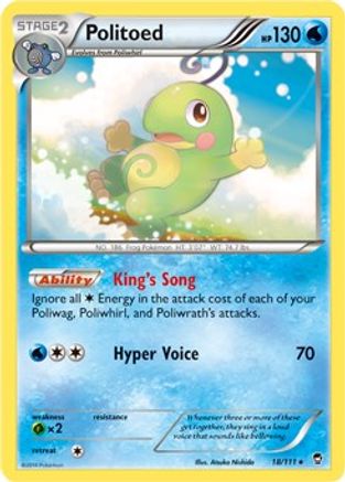 Miscellaneous Cards & Products 018/111 Politoed - Holofoil - Promo
