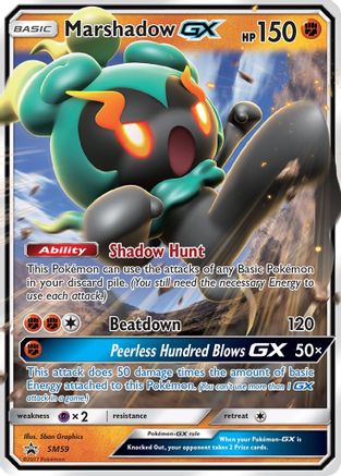 SM Promos SM59 Marshadow GX - Holofoil - Promo
