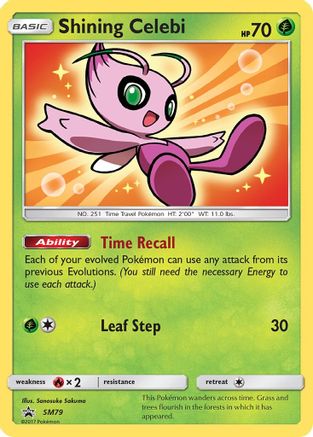 SM Promos SM79 Shining Celebi - Holofoil - Promo