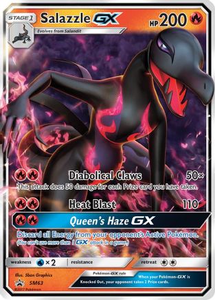 SM Promos SM63 Salazzle GX - Holofoil - Promo