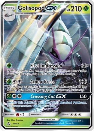 SM Promos SM62 Golisopod GX - Holofoil - Promo