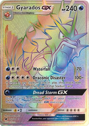 SM Crimson Invasion Gyarados GX (Secret) - Holofoil - Secret Rare