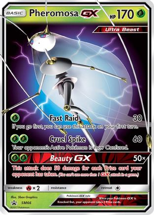 SM Promos SM66 Pheromosa GX - Holofoil - Promo