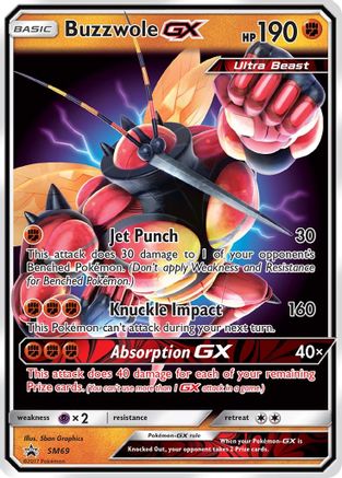 SM Promos SM69 Buzzwole GX - Holofoil - Promo
