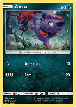 SM Promos SM83 Zorua - Holofoil - Promo