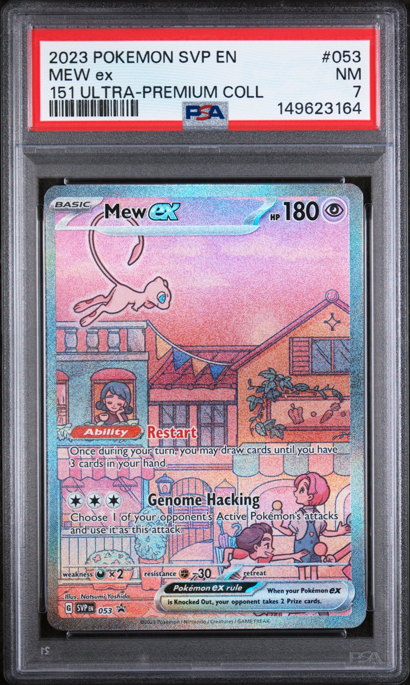 SV Scarlet & Violet Promo Cards 053 PSA7 #149623164 Mew ex - Holofoil - Promo