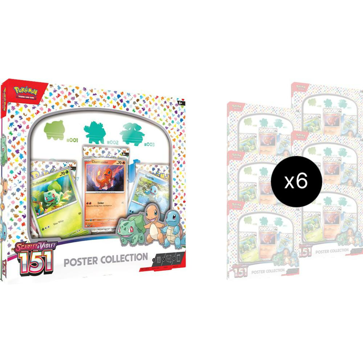 Pokemon Scarlet & Violet - SV03.5 - 151 Poster Collection Sealed Case (6 Boxes)