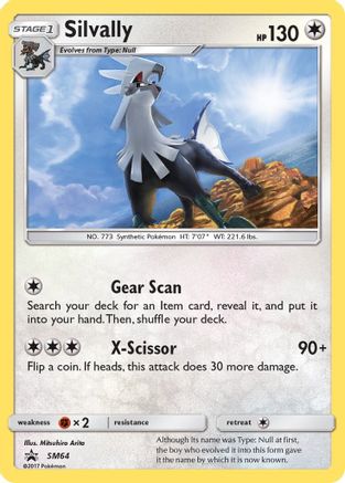 SM Promos SM64 Silvally - Holofoil - Promo