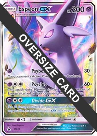 Jumbo Cards Espeon GX - SM35 (SM Black Star Promos) - Holofoil - Promo
