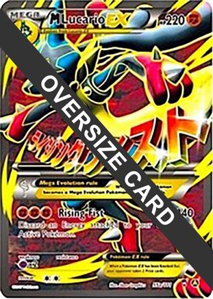 Jumbo Cards /111 M Lucario EX - 55a/111 - Holofoil - Promo