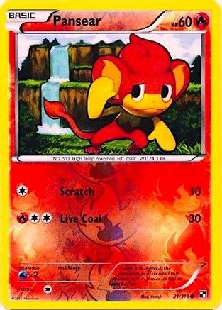 Miscellaneous Cards & Products 021/114 Pansear - Reverse Holofoil - Promo