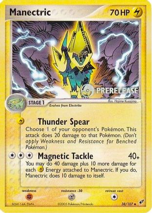 Nintendo Promos /107 Manectric - 38/107 (Prerelease) - Promo