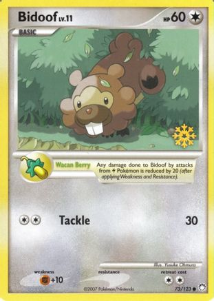 Countdown Calendar Promos /123 Bidoof - 73/123 - Promo