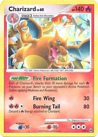 Miscellaneous Cards & Products 001/99 Charizard - Holofoil - Promo