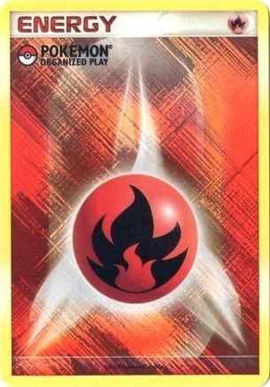 League & Championship Cards Fire Energy (2009 Unnumbered POP Promo) - Holofoil - Promo