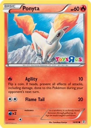 Miscellaneous Cards & Products 014/83 Ponyta - Holofoil - Promo