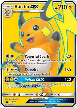 SM Promos SM90 Raichu GX - Holofoil - Promo