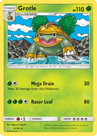 SM Ultra Prism 008/156 Grotle - Uncommon