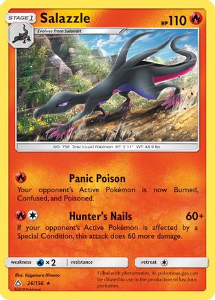 SM Ultra Prism 026 Salazzle - Rare