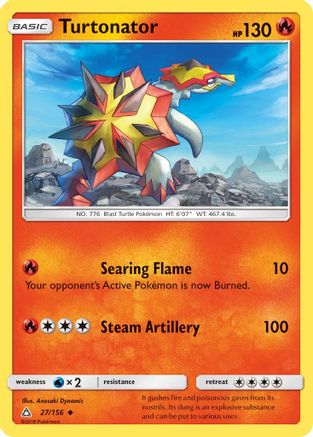 SM Ultra Prism 027 Turtonator - Uncommon