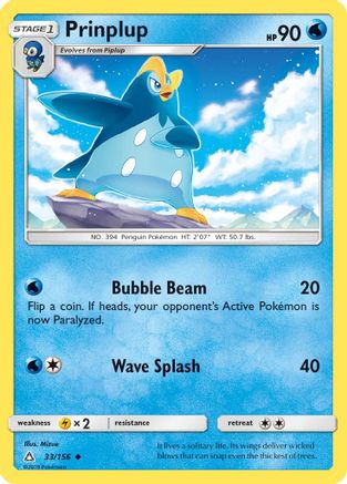 SM Ultra Prism 033/156 Prinplup - Uncommon