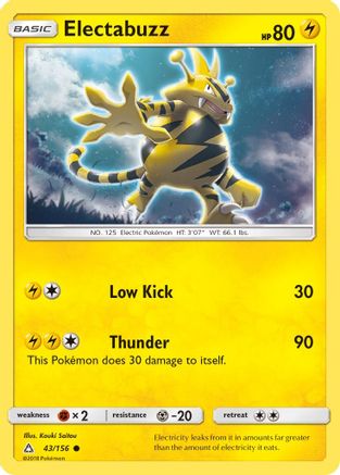 SM Ultra Prism 043/156 Electabuzz - Common