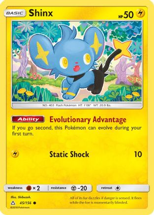 SM Ultra Prism 045/156 Shinx (45) - Common