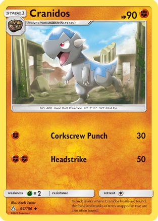 SM Ultra Prism 064/156 Cranidos - Uncommon