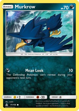 SM Ultra Prism 071 Murkrow - Common