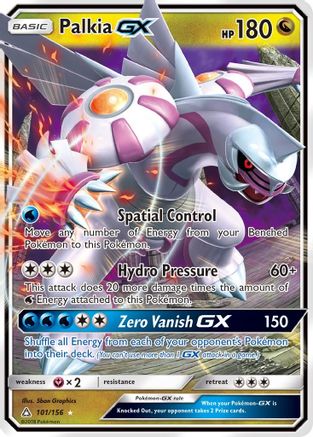 SM Ultra Prism 101/156 Palkia GX - Holofoil - Ultra Rare
