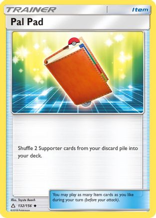 SM Ultra Prism 132/156 Pal Pad - Reverse Holofoil - Uncommon