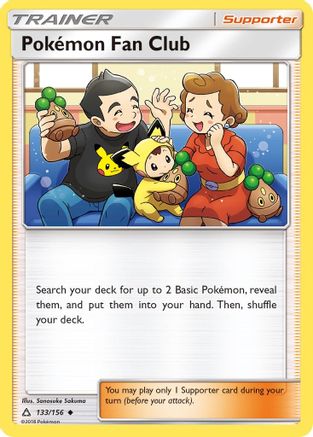 SM Ultra Prism 133/156 Pokemon Fan Club - Uncommon