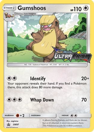 SM Promos SM97 Gumshoos - Holofoil - Promo