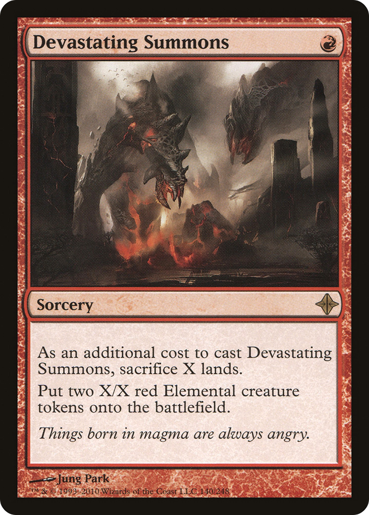 Rise of the Eldrazi - (ROE-140) - Devastating Summons Foil