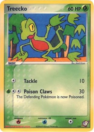 Kids WB Promos /5 Treecko - 1/5 - Promo