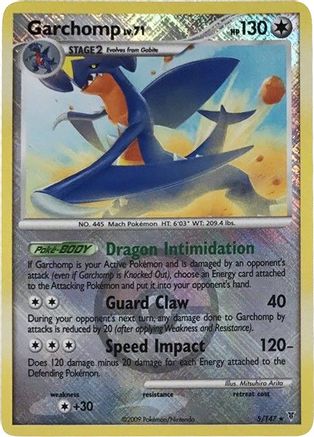 League & Championship Cards /147 Garchomp - 5/147 (Championship Promo) - Reverse Holofoil - Promo