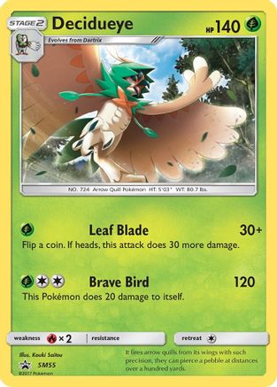 SM Promos SM55 Decidueye - Holofoil - Promo