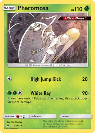 SM Forbidden Light 011/131 Pheromosa - Holofoil - Holo Rare