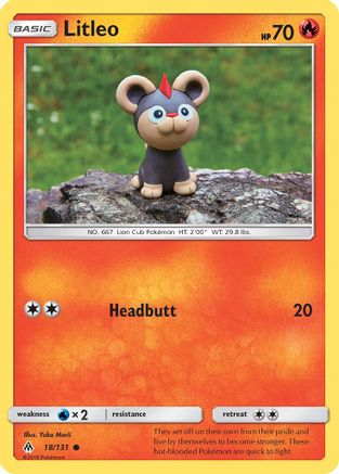 SM Forbidden Light 018/131 Litleo - Common