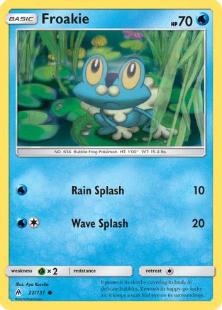 SM Forbidden Light 022/131 Froakie (22) - Reverse Holofoil - Common