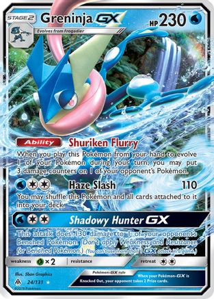 SM Forbidden Light 024/131 Greninja GX - Holofoil - Ultra Rare