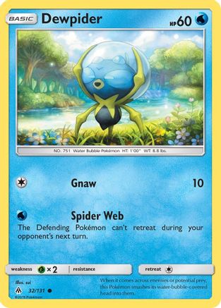 SM Forbidden Light 032 Dewpider - Common