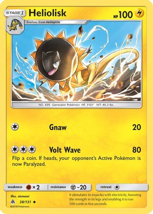 SM Forbidden Light 038 Heliolisk - Uncommon