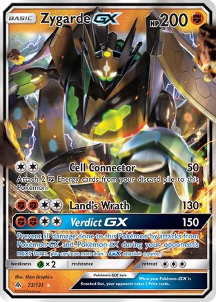 SM Forbidden Light 073/131 Zygarde GX - Holofoil - Ultra Rare