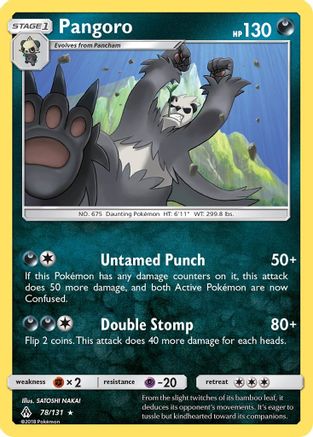 SM Forbidden Light 078 Pangoro - Rare