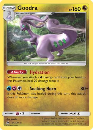 SM Forbidden Light 094/131 Goodra - Reverse Holofoil - Holo Rare