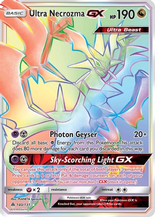 SM Forbidden Light 140 Ultra Necrozma GX (Secret) - Holofoil - Secret Rare