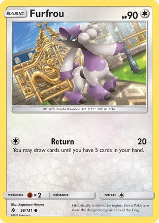 SM Forbidden Light 099 Furfrou - Reverse Holofoil - Common