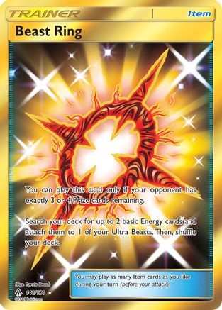 SM Forbidden Light 141 Beast Ring (Secret) - Holofoil - Secret Rare