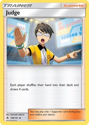 SM Forbidden Light 108/131 Judge - Reverse Holofoil - Uncommon